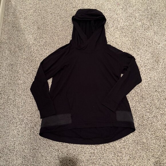 lululemon athletica Tops - Lululemon | Long-sleeve Pullover Hoodie | Black | Size 10